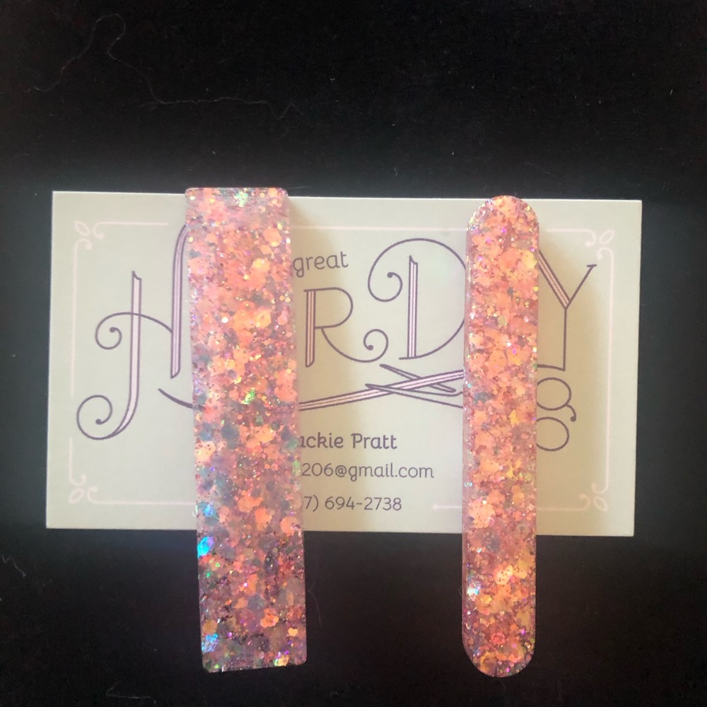 Alligator Clip Hair Barrettes Set of 2